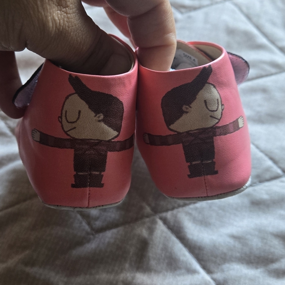 Artwalks Pink and Red Baby Walker Shoes - Picture 5 of 7